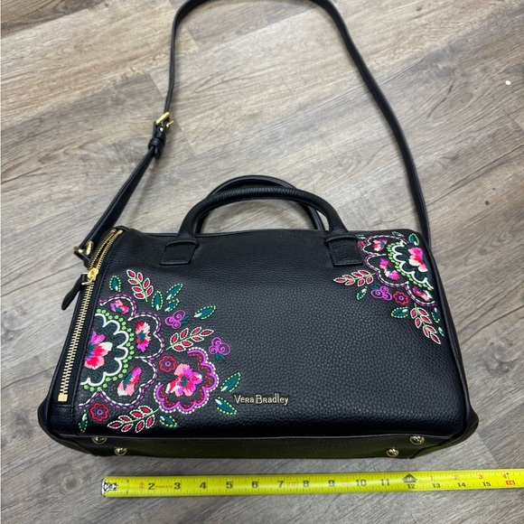 Vera Bradley Handbags - Vera Bradley Marlo Kiev Needlecraft Leather Satchel